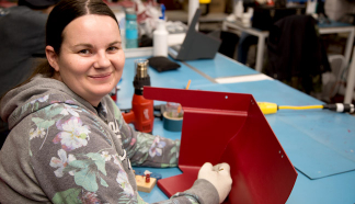 Value-added services hero image showing finished parts